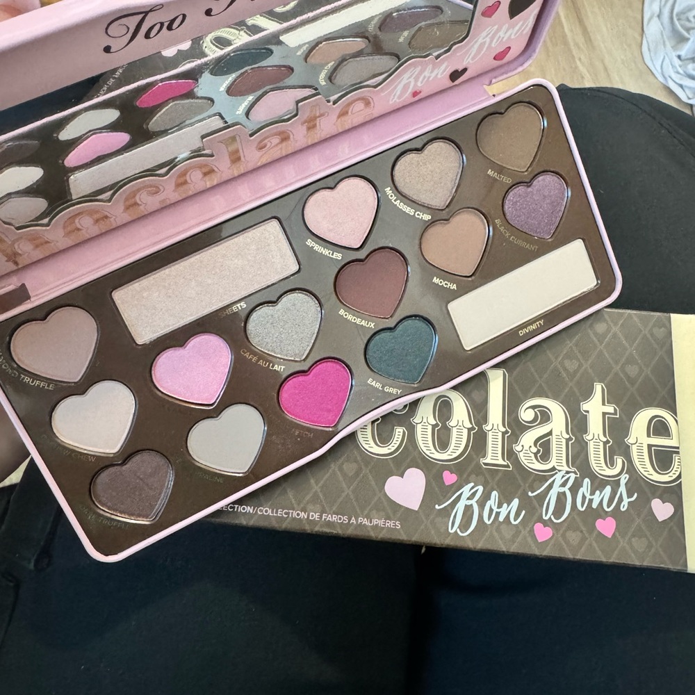 Too Faced Chocolate Bon Bons Palette with Pink and Brown Shades